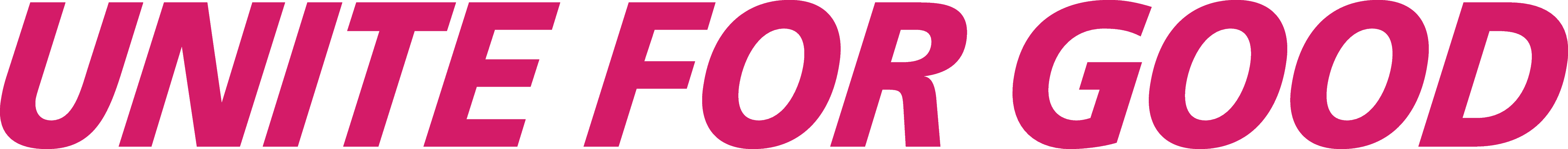 Unite for Good - Horizontal Cranberry