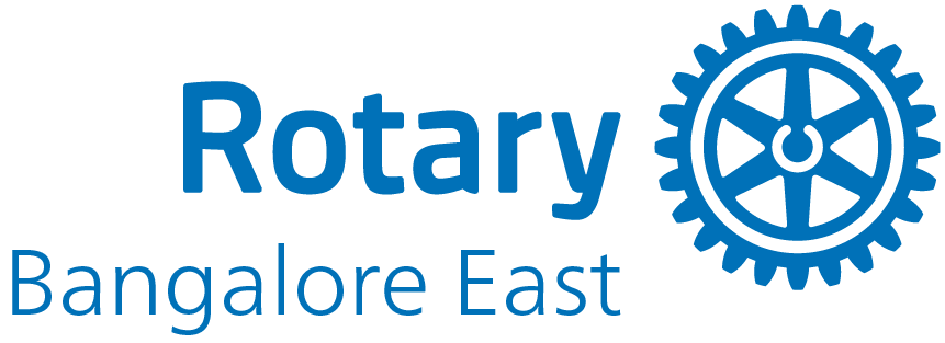 Rotary Bangalore East Simplified - Azure Blue
