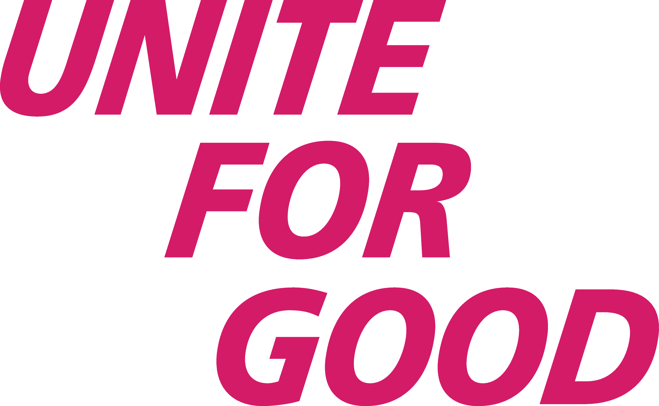 Unite for Good - Stacked Cranberry